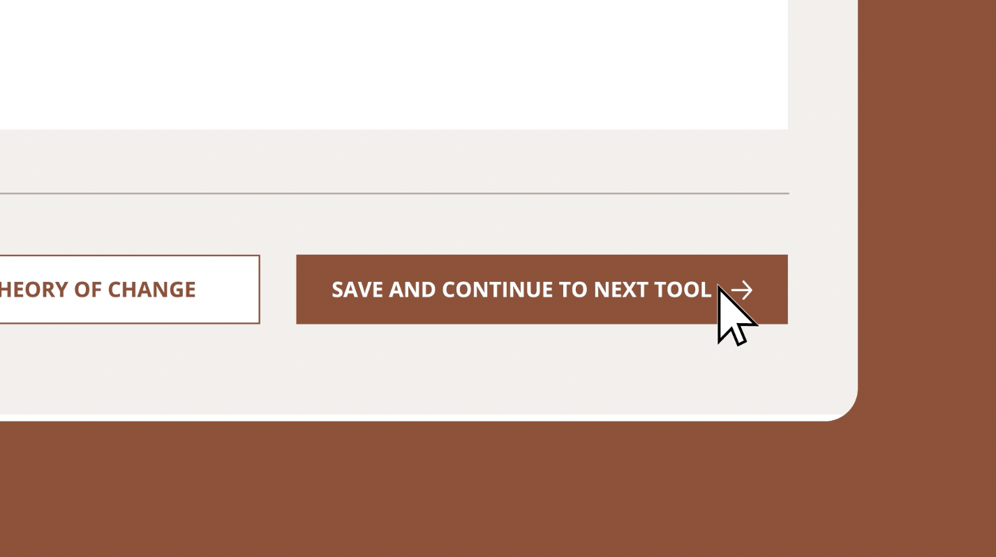 save and continue button